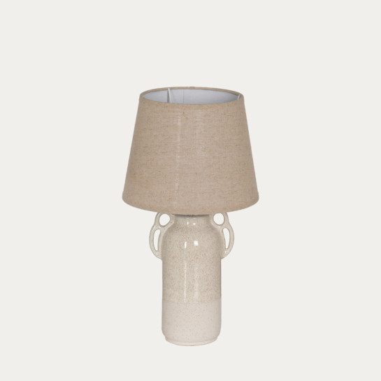 Kenay Home Lámpara De Sobremesa Beige Grande