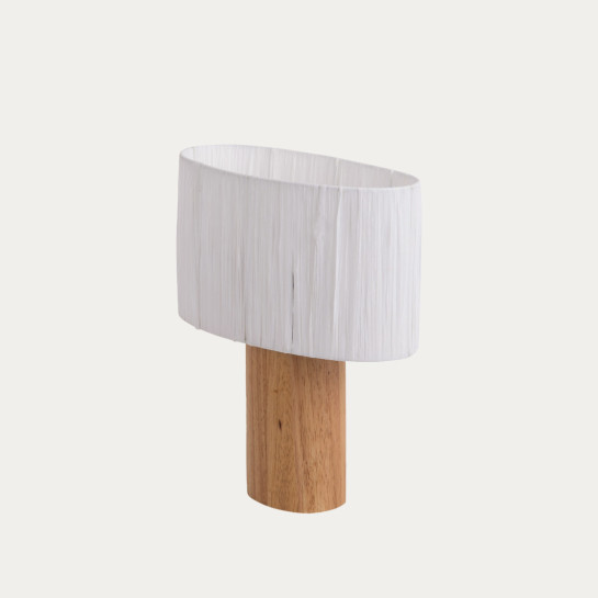 Kenay Home Lámpara De Sobremesa Blanca