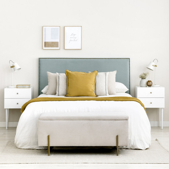 Kenay Home Lámpara De Sobremesa Blanca