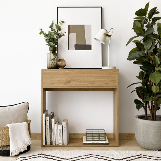 Kenay Home Lámpara De Sobremesa Blanca