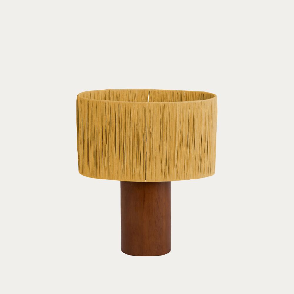 kenay home Lámpara de sobremesa mostaza