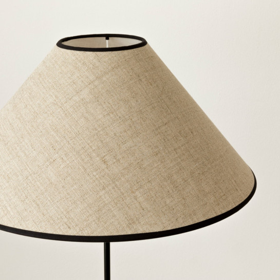 Kenay Home Lámpara De Sobremesa Negra