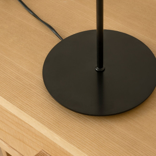 Kenay Home Lámpara De Sobremesa Negra