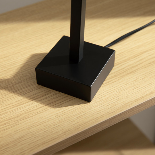 Kenay Home Lámpara De Sobremesa Negra