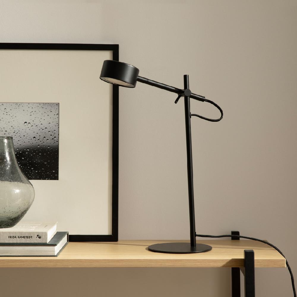 Kenay Home Lámpara De Sobremesa Negra