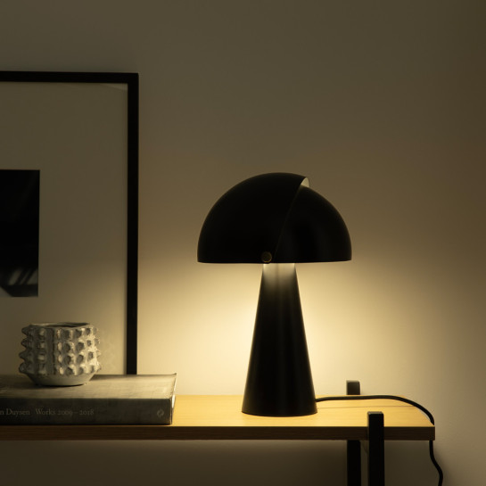 Kenay Home Lámpara De Sobremesa Negra