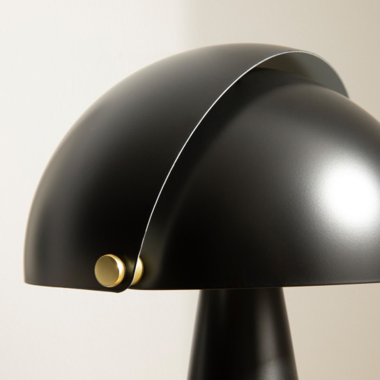 Kenay Home Lámpara De Sobremesa Negra