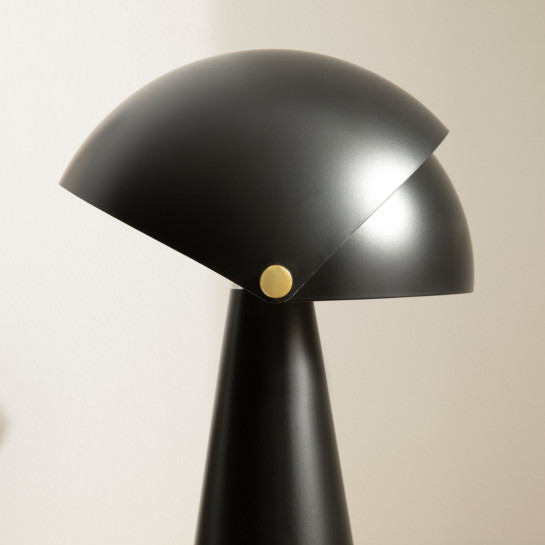 Kenay Home Lámpara De Sobremesa Negra