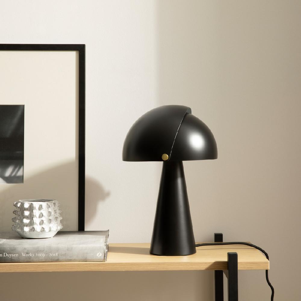 kenay home Lámpara de sobremesa negra