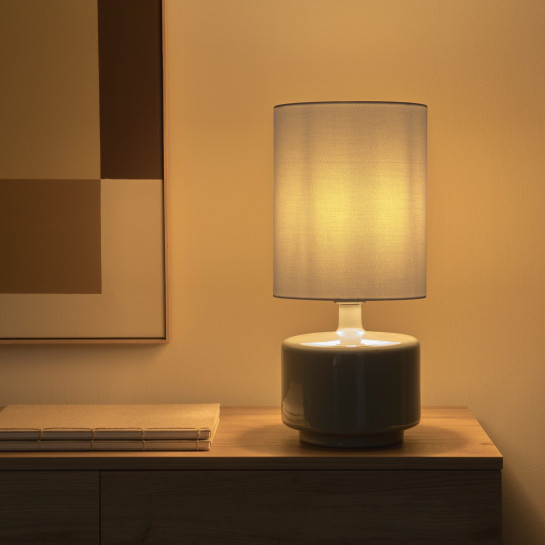 Kenay Home Lámpara De Sobremesa Verde