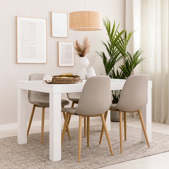 Kenay Home Lámpara De Techo Blanca