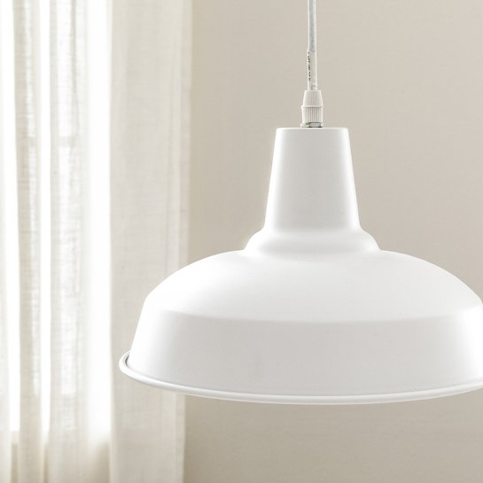 Kenay Home Lámpara De Techo Blanca