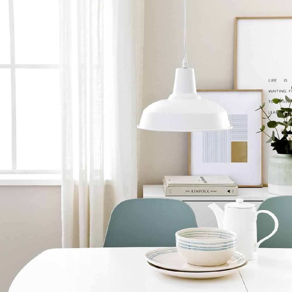 kenay home Lámpara de techo blanca