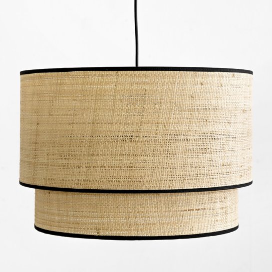 Kenay Home Lámpara De Techo Doble Negra