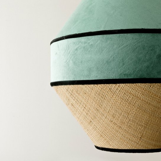 Kenay Home Lámpara De Techo Natural Y Menta