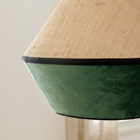 Kenay Home Lámpara De Techo Natural Y Menta