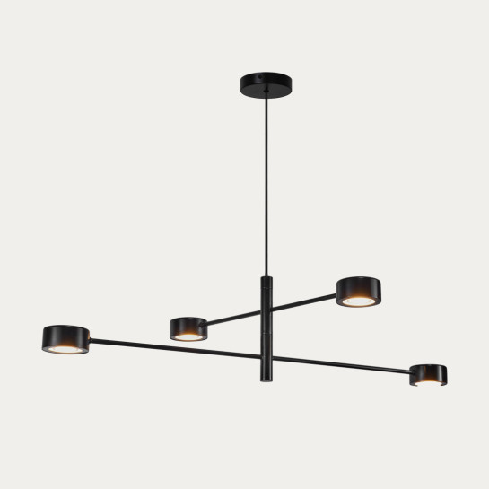 Kenay Home Lámpara De Techo Negra Cruzada