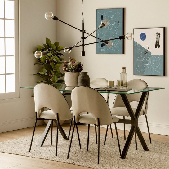 Kenay Home Lámpara De Techo Negra