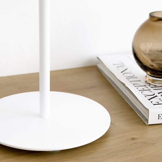 Kenay Home Lámpara Sobremesa Blanca Gde