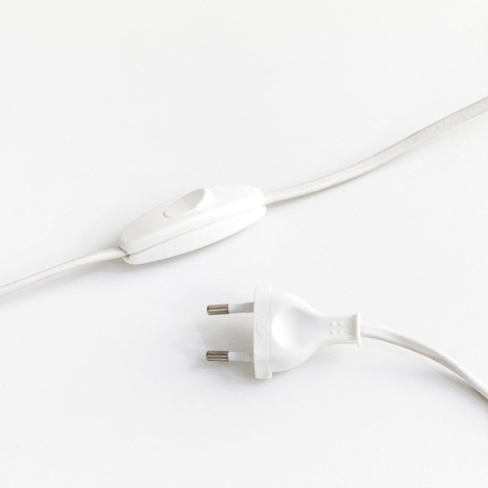 Kenay Home Lámpara Sobremesa Blanca Gde