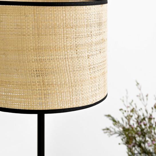 Kenay Home Lámpara Sobremesa Negra Gde