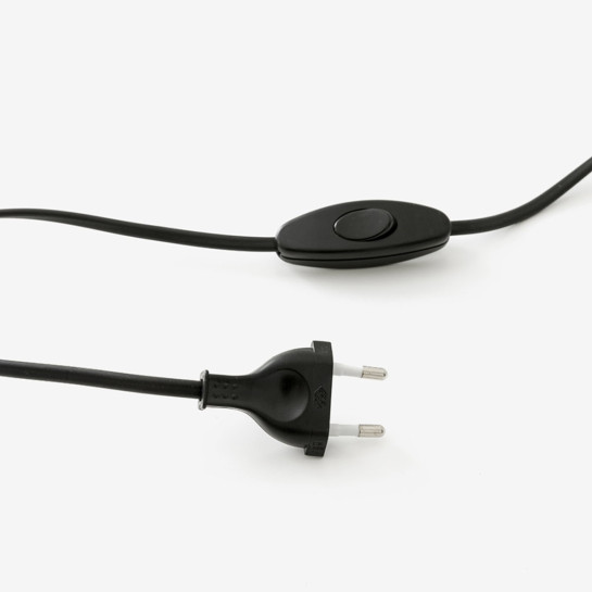 Kenay Home Lámpara Sobremesa Negra Peq