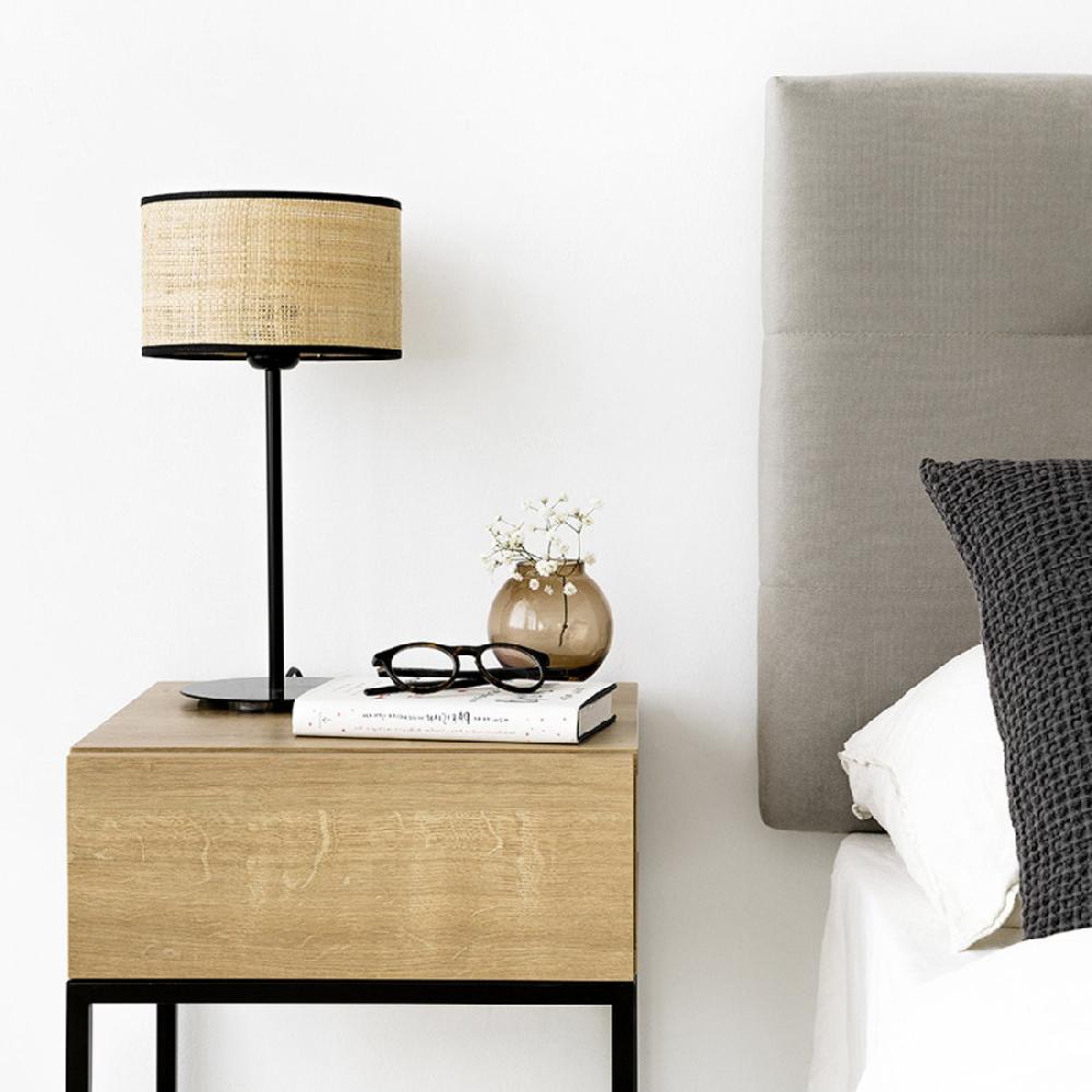 kenay home Lámpara sobremesa negra peq