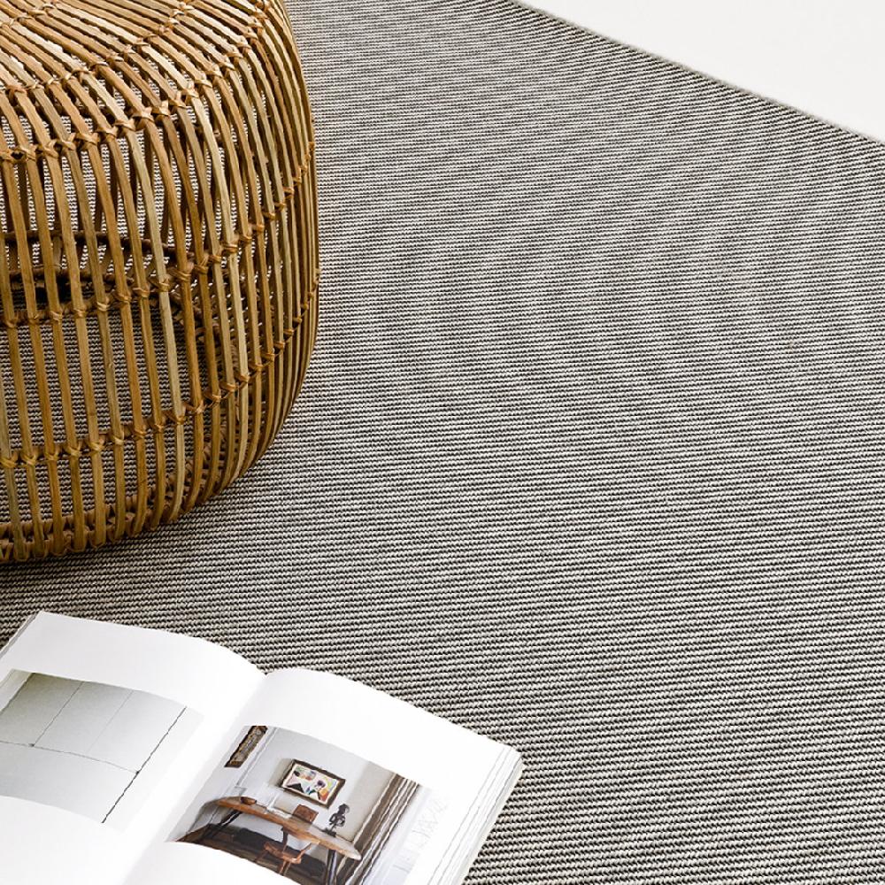 kenay home Line alfombra gris personalizable