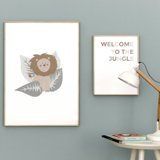 Kenay Home Lion Lámina