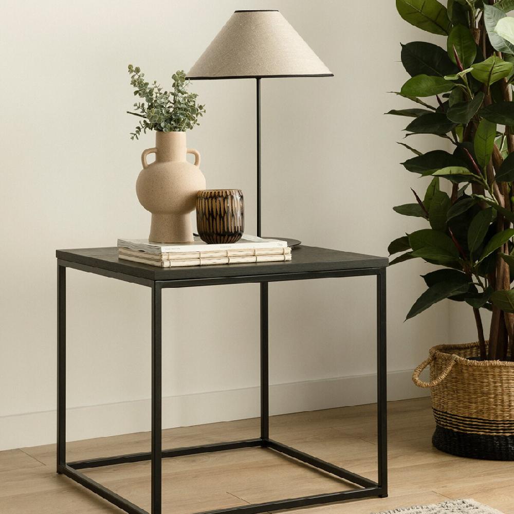 kenay home Mesa auxiliar fumé