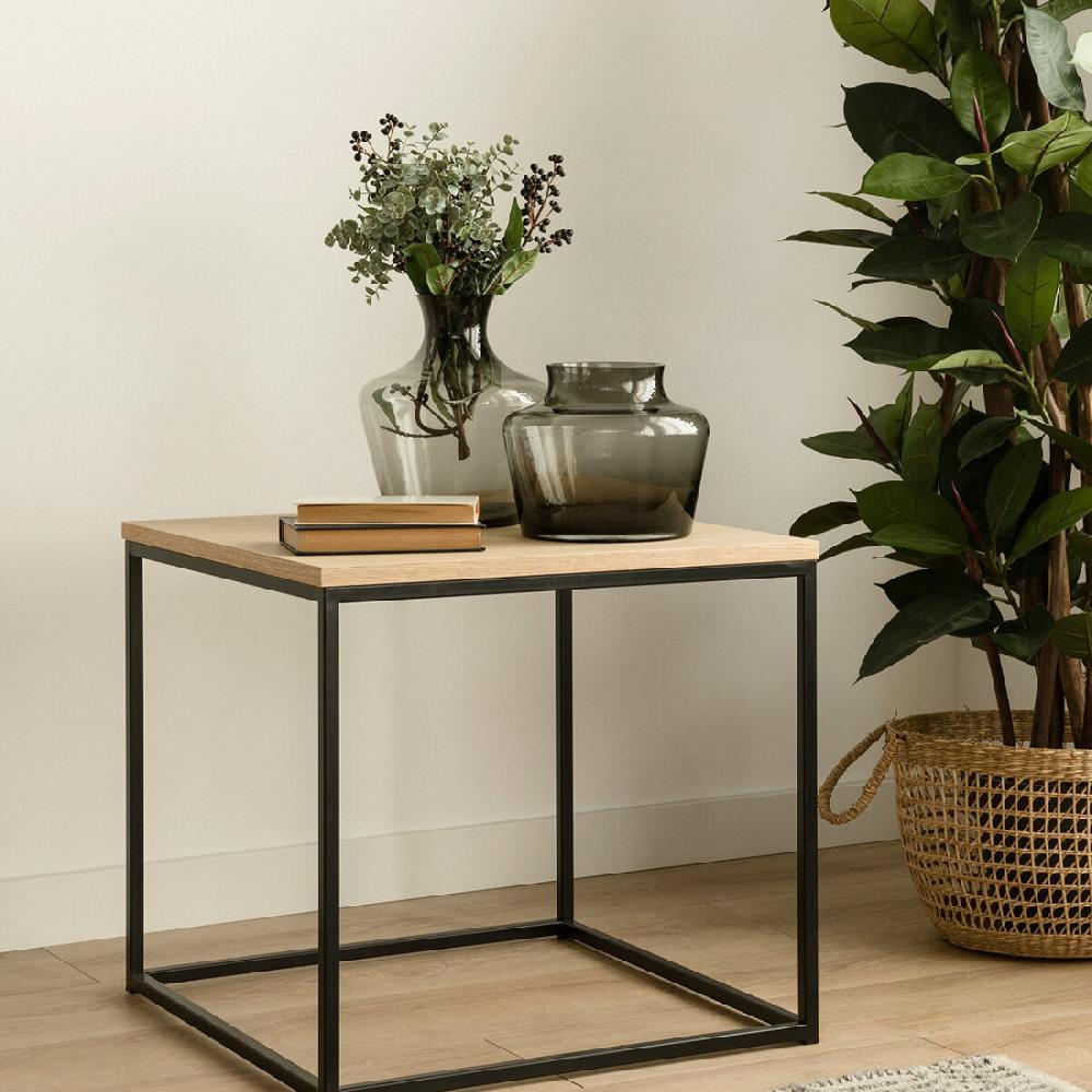 kenay home Mesa auxiliar natural-negro