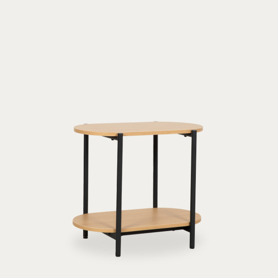 Kenay Home Mesa Auxiliar Ovalada Natural 60