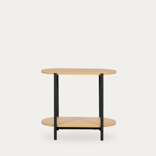 Kenay Home Mesa Auxiliar Ovalada Natural 60