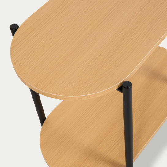 Kenay Home Mesa Auxiliar Ovalada Natural 60