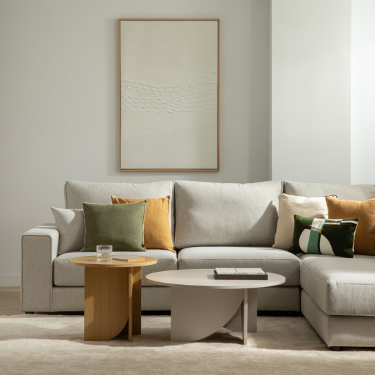 Kenay Home Mesa Auxiliar Redonda Natural 50