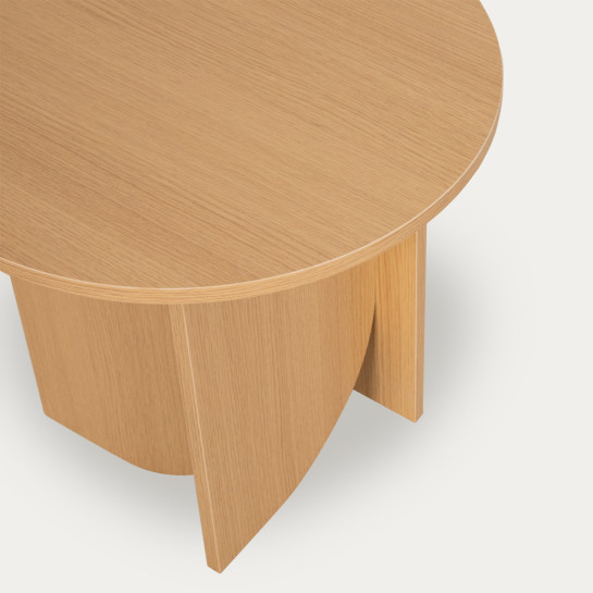 Kenay Home Mesa Auxiliar Redonda Natural 50