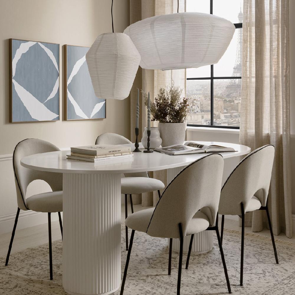 kenay home Mesa comedor blanca 180