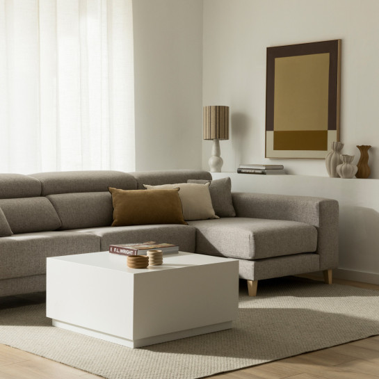 Kenay Home Mesa De Centro Blanca