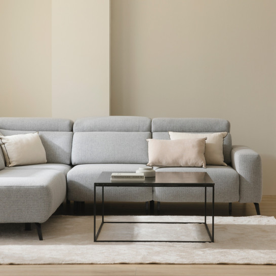 Kenay Home Mesa De Centro Cuadrada Mármol 90