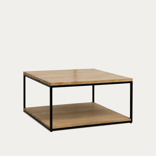 Kenay Home Mesa De Centro Cuadrada Natural 90