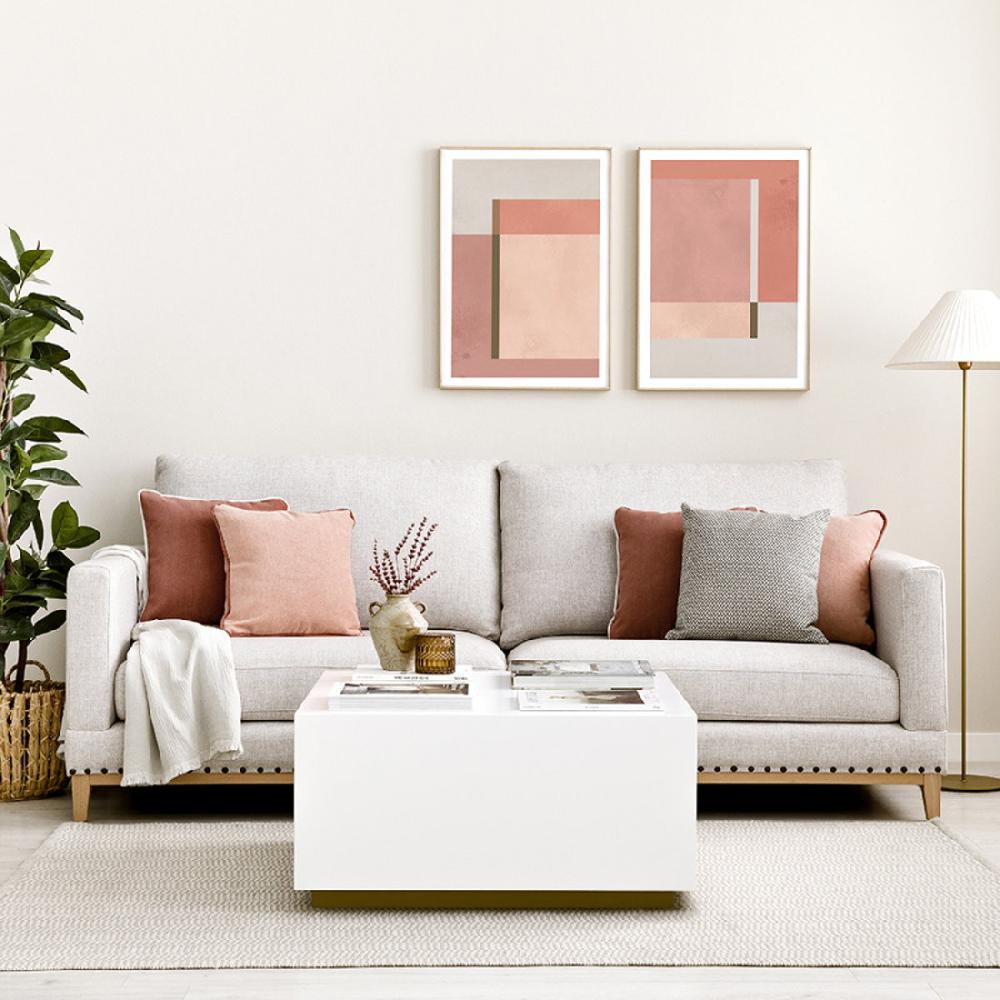 Kenay Home Mesa De Centro Dorada