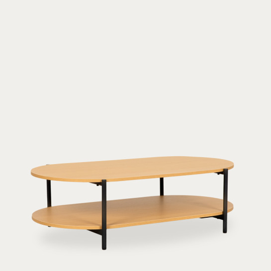 Kenay Home Mesa De Centro Ovalada Natural 115