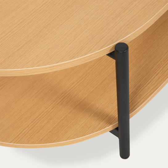 Kenay Home Mesa De Centro Ovalada Natural 115