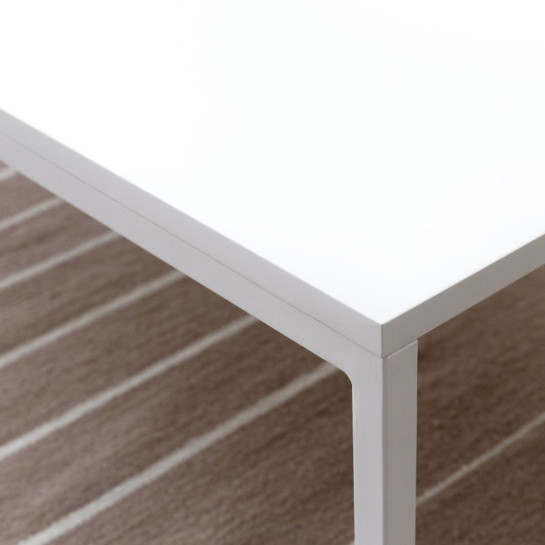 Kenay Home Mesa De Centro Rectangular Blanca 100