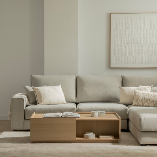 Kenay Home Mesa De Centro Rectangular Natural 120