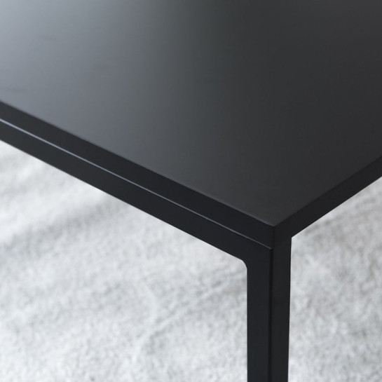 Kenay Home Mesa De Centro Rectangular Negra 100