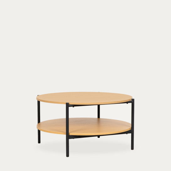 Kenay Home Mesa De Centro Redonda Natural 80