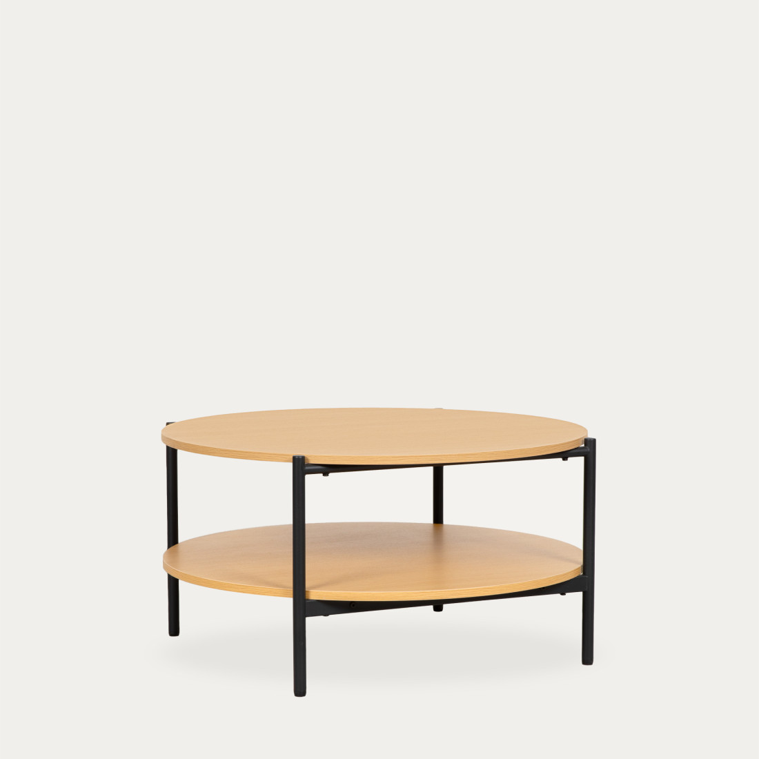 kenay home Mesa de centro redonda natural 80