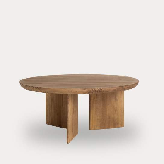 Kenay Home Mesa De Centro Redonda Natural 85