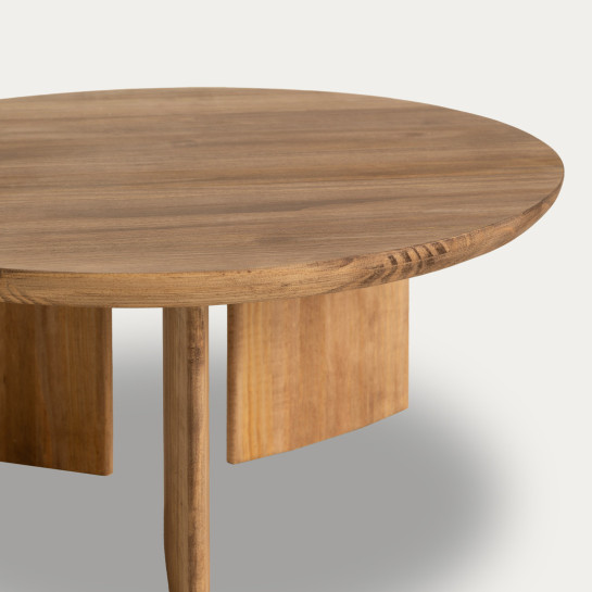 Kenay Home Mesa De Centro Redonda Natural 85